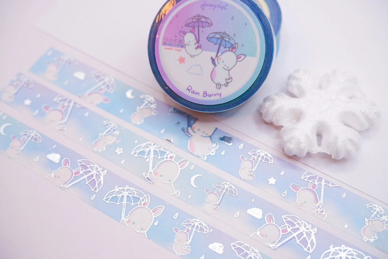 professional Rain Bunny Washi Tape