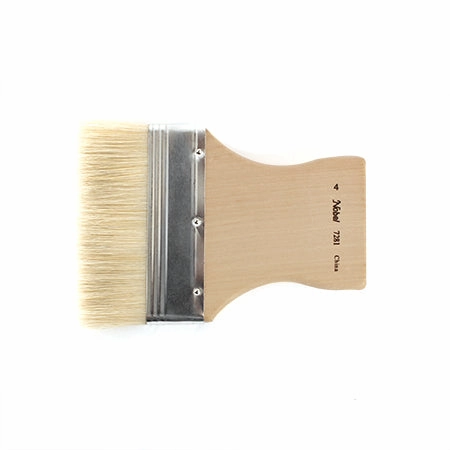 lightweight sealed Flat White Hog Bristles Brushes