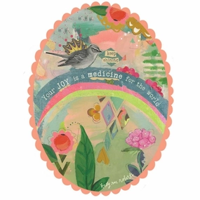 classic essential Your Joy Is A Medicine Vinyl Sticker