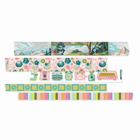 minimalist Flea Market Washi Tape 5/Pkg
