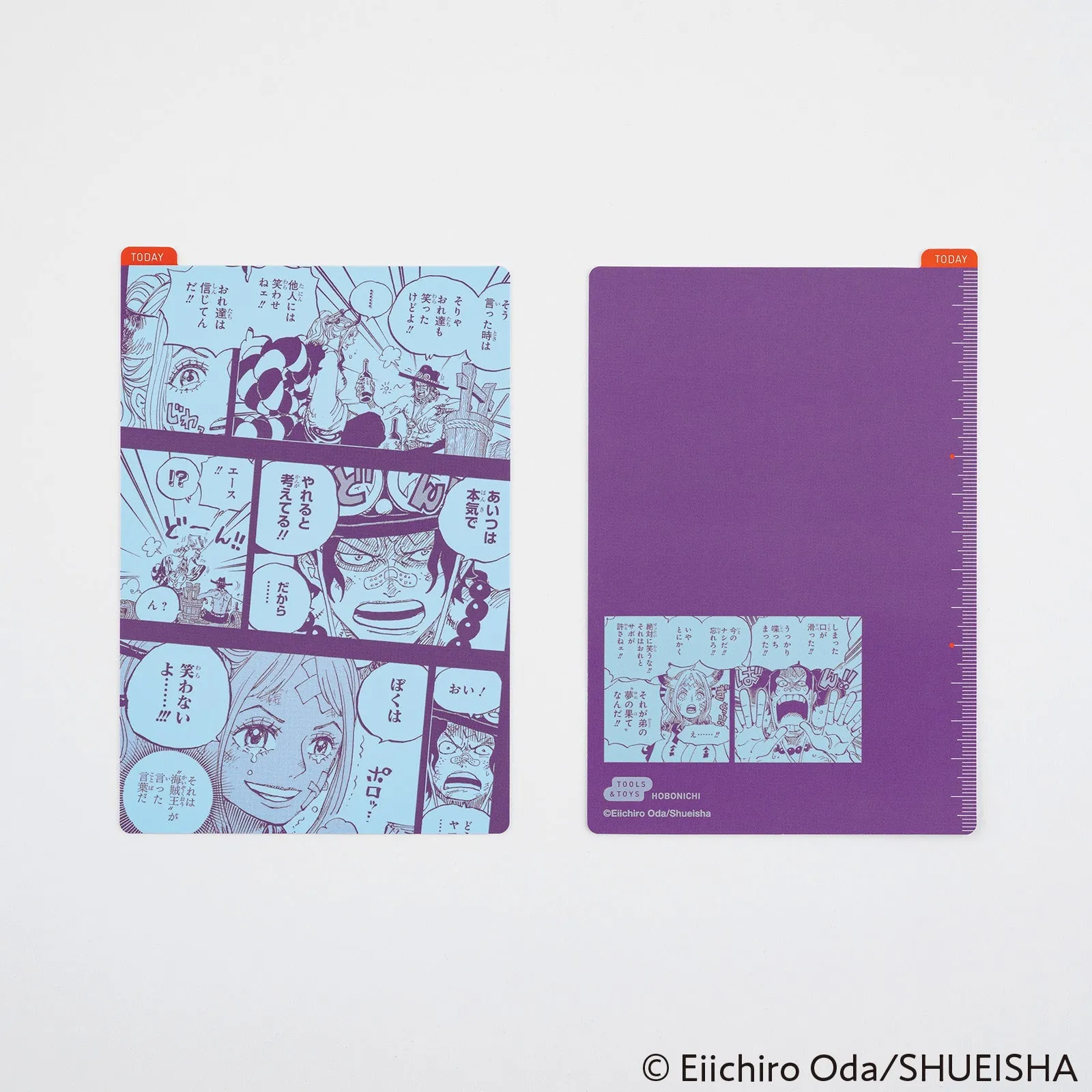 wooden finest Hobonichi Pencil Board For Techo A6 Size - One Piece Magazine (Memories - Yamato)