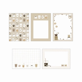 Coffee Memo Pad Papier Graphics Otegaru pack