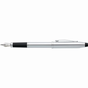 Cross Century Ii Lustrous Chrome Fountain Pen rugged
