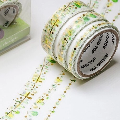 sleek Drop: 3 Citrus Washi Tape Feminine Yano Design