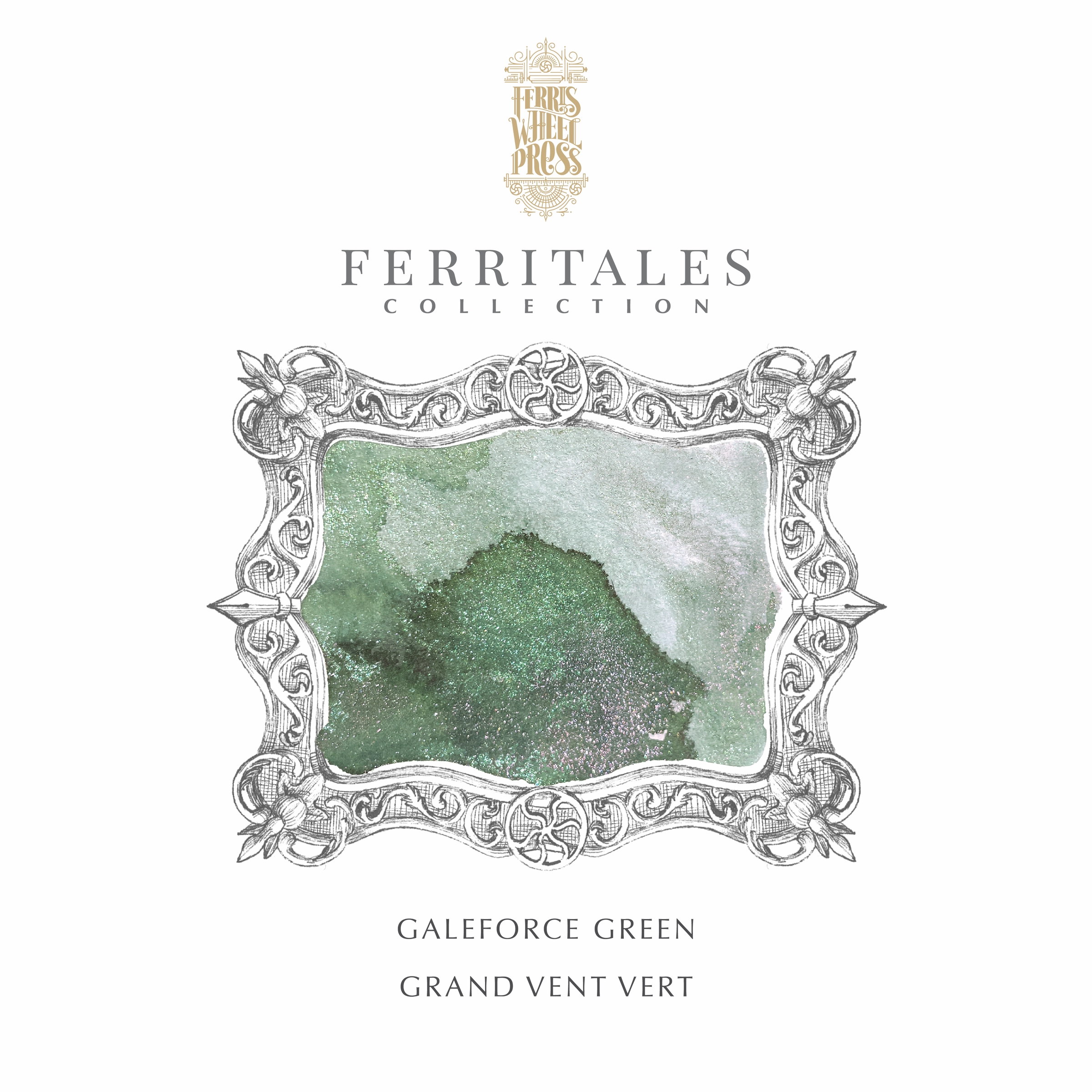 Ferritales Ink | The Three Little Pigs - Galeforce Green slim bold