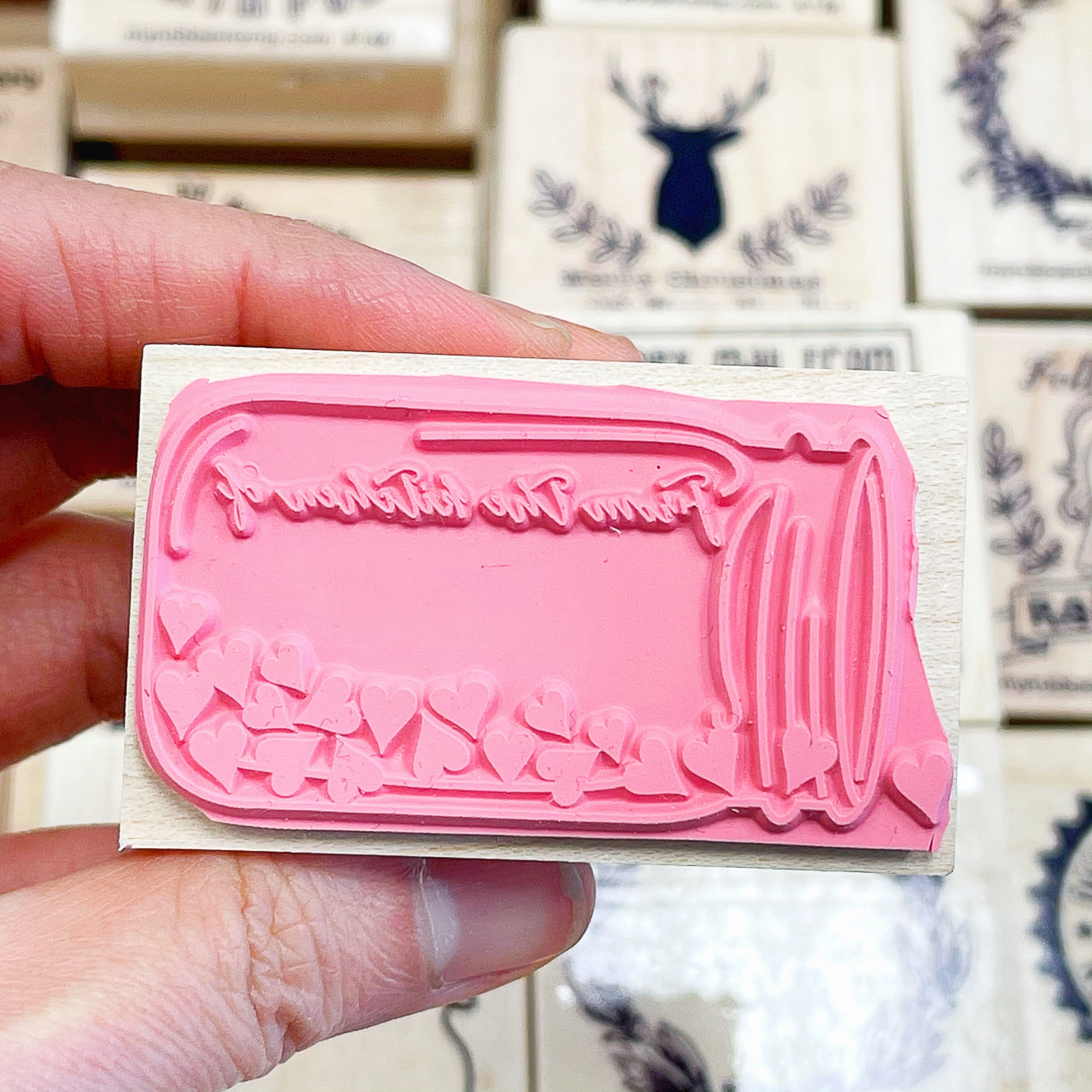 basic original From The Kitchen Mason Jar Rubber Stamp