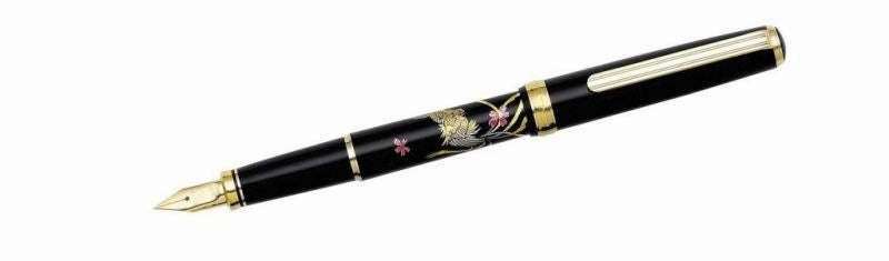 refined Platinum Classic Maki-E Phoenix Fountain Pen