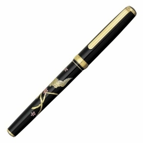 narrow Platinum Classic Maki-E Phoenix Fountain Pen