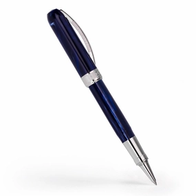 collapsible locking Visconti Rembrandt Blue Rollerball Pen