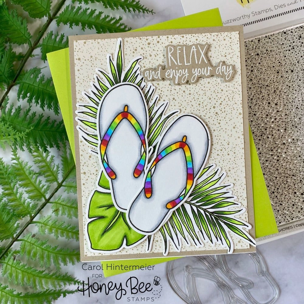 exclusive portable Flippin' Fabulous - 6X6 Stamp Set