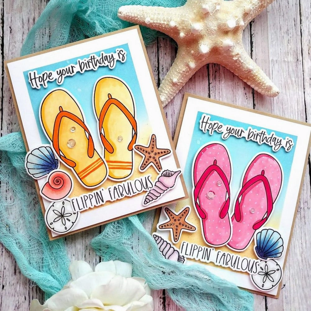 Flippin' Fabulous - 6X6 Stamp Set antislip trendy