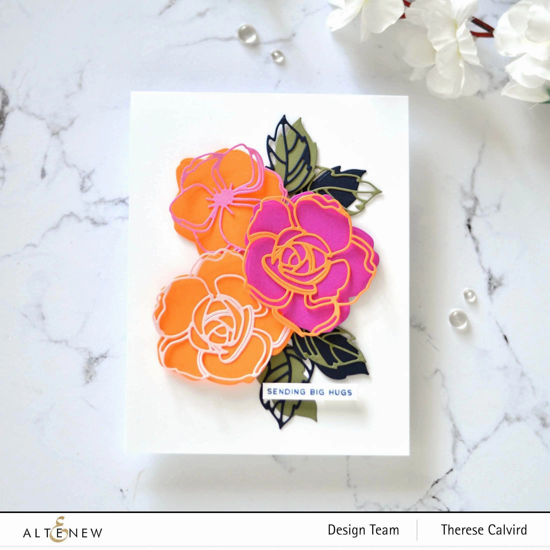 Floral Doodles Die Set cool organic