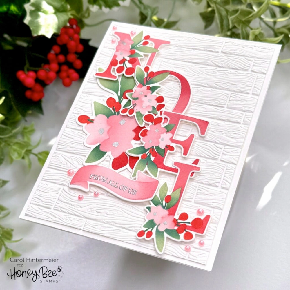 maxi Floral Noel - 4X4 Stamp Set