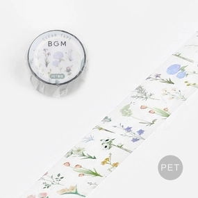 Flourish Pattern Pet Clear Tape Bgm classic