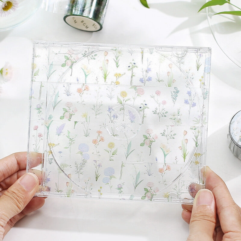 Flourish Pattern Pet Clear Tape Bgm seasonal
