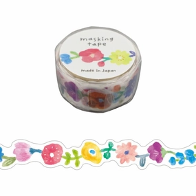 Flower 2 Die Cut Washi Tape bright affordable