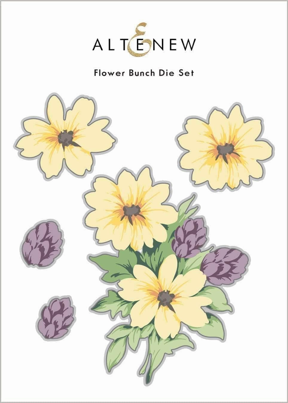 Flower Bunch Die Set earthy leather
