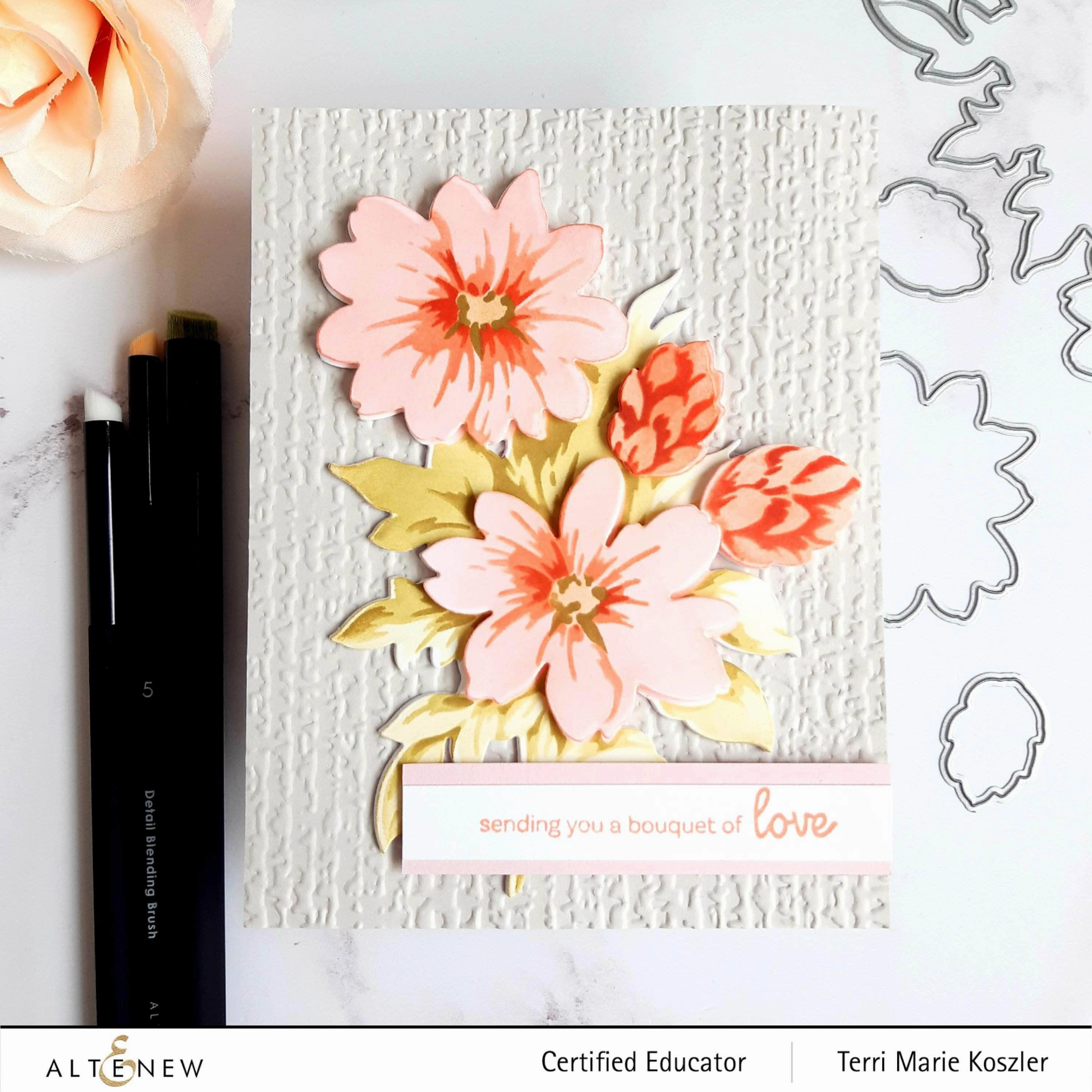 gift bold Flower Bunch Die Set