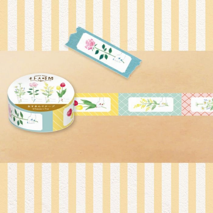 metal narrow Flower For You Washi Tape