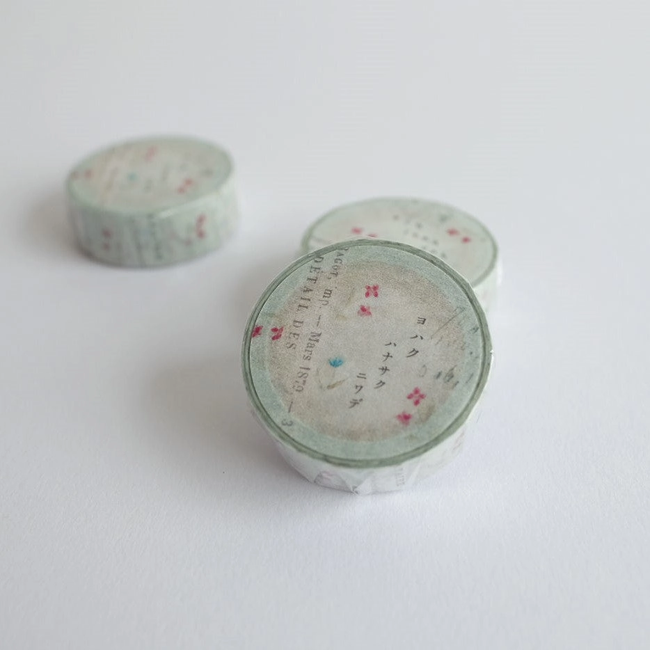 minimalist Flower Garden Washi Tape