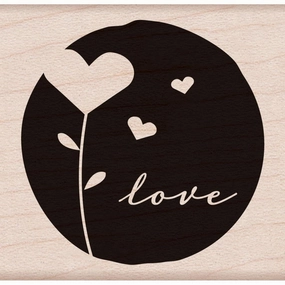 new cool Flower Hearts Hero Arts Mounted Rubber Stamp