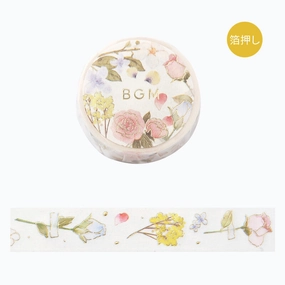 small top Flower Poem Washi Tape