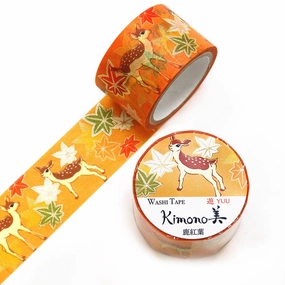 multipack Foil Washi Tape Kimono Beauty - Deer Maple
