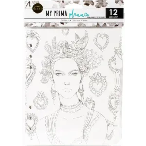 giant matte Prima Princesses Watercolor Dividers A5