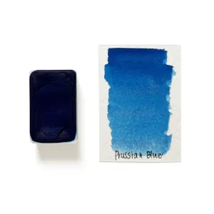 Prussian Blue Pb27 - Artist Grade Handmade Honey Based Watercolor Paint Full Pan 3.2Ml fiber narrow