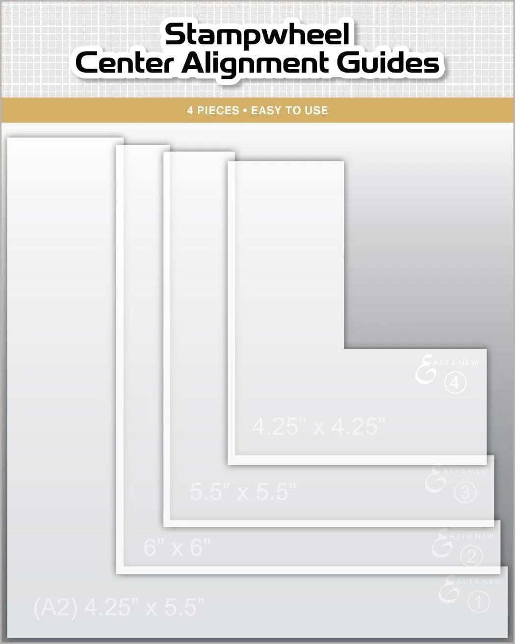 Stampwheel - Center Alignment Guides superior