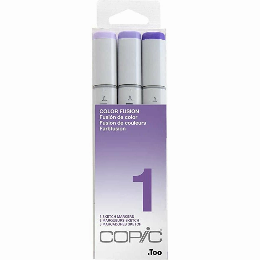 Color Fusion 1 By Copic - 3Pkg recycled