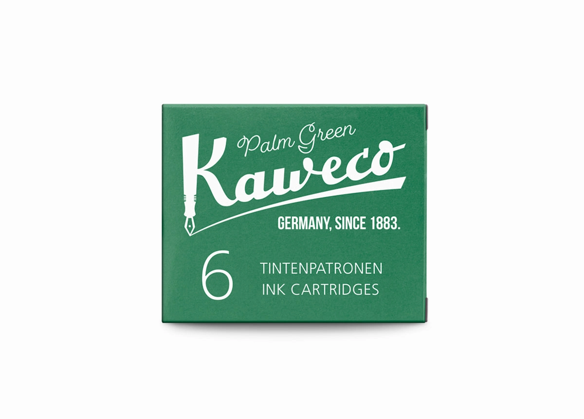 Kaweco Ink Cartridges 6-Pack Palm Green pastel single