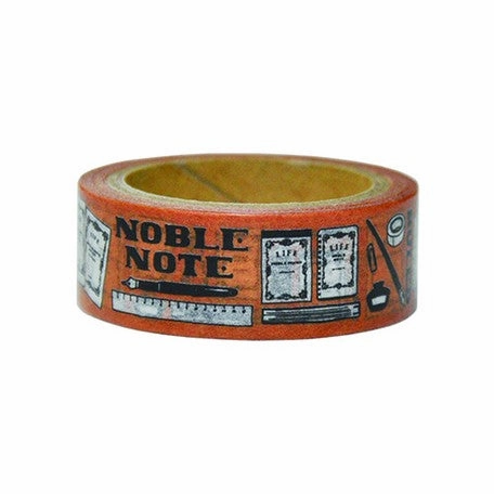 springloaded round Life Washi Tape 10Th Anniversary Limited Edition - Tobacco (Brown)