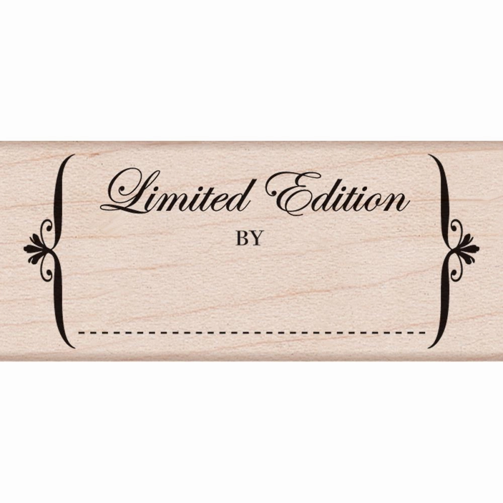 alloy loose Limited Edition Rubber Stamp