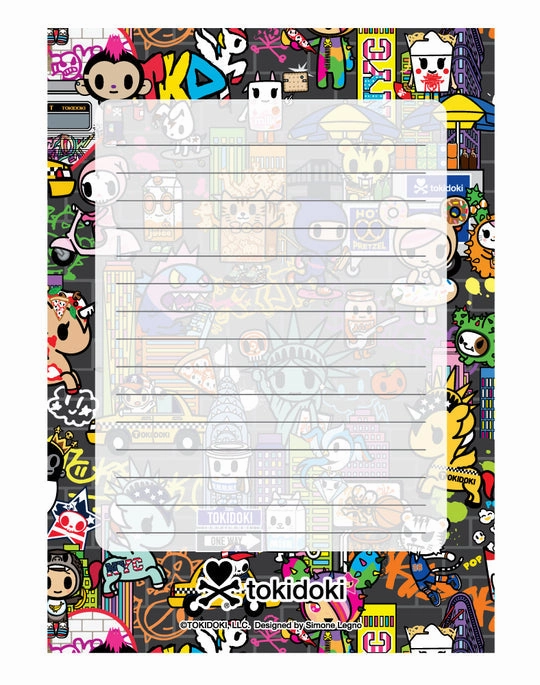 recycled Nyc Collection Notepad Tokidoki