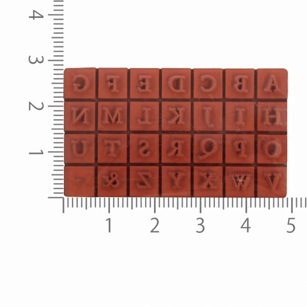 Petit Letter Stamp Set - Small Size - Uppercase Alphabet 1 heatproof nonslip