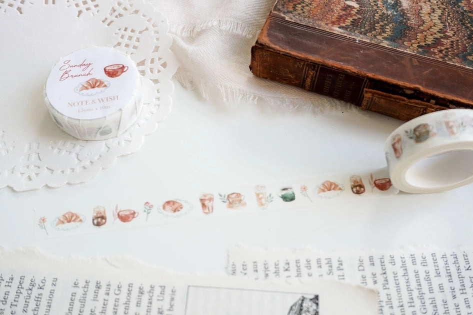 metallic Sunday Brunch Washi Tape