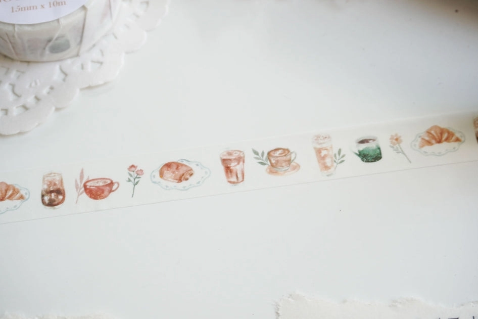 elegant Sunday Brunch Washi Tape