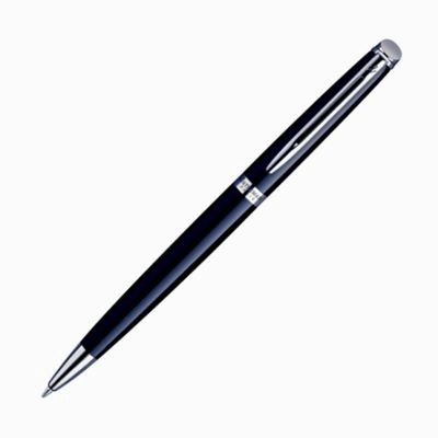 Waterman Hemisphere Black Lacquer & Chrome Ballpoint Pen kit retro