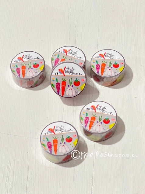 round basic Food Fiesta Washi Tape