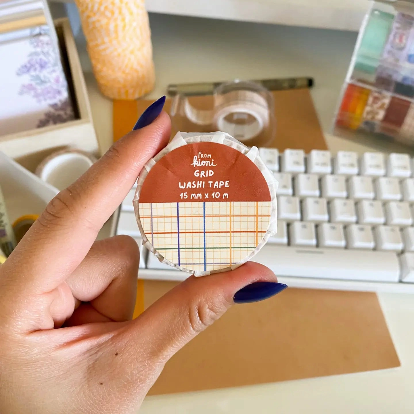 quality Foraging Grid Washi Tape
