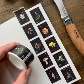 manual Foraging Stamp Washi Tape