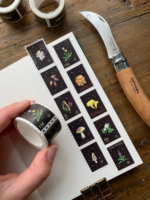 soft Foraging Stamp Washi Tape