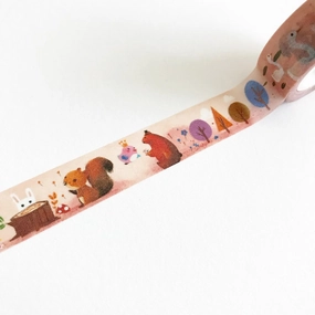 stackable maxi Forest Animals Washi Tape