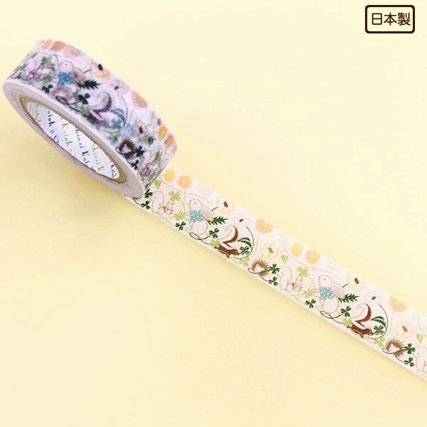 exclusive Forest Creatures Washi Tape Shinzi Katoh Design