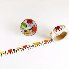 Fork & Vegetable Washi Tape Space Craft foldable bestselling