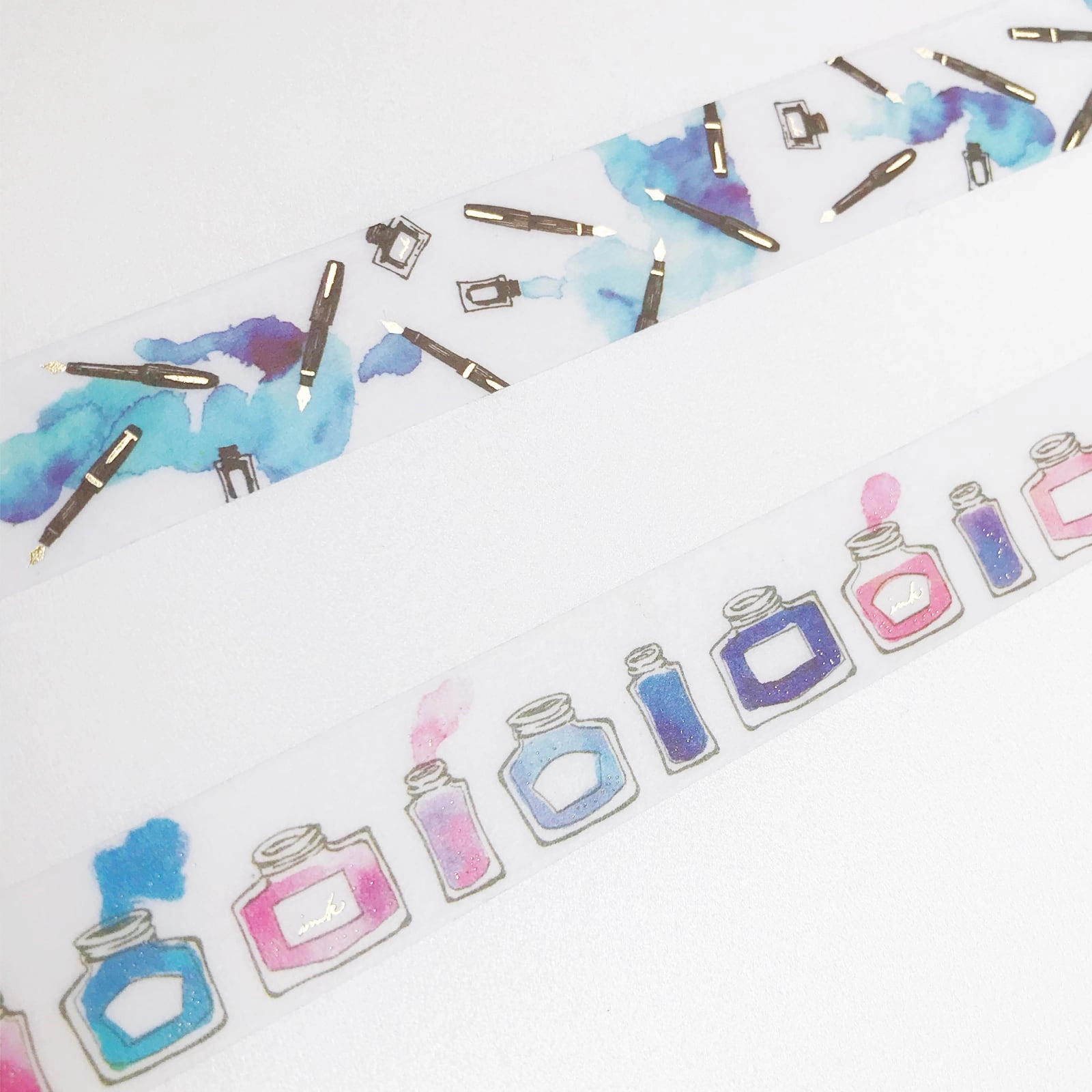 Fountain Pen & Ink Washi Tape loose waterproof
