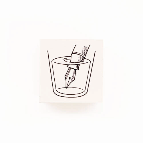 automatic Fountain Pen Tip Rubber Stamp