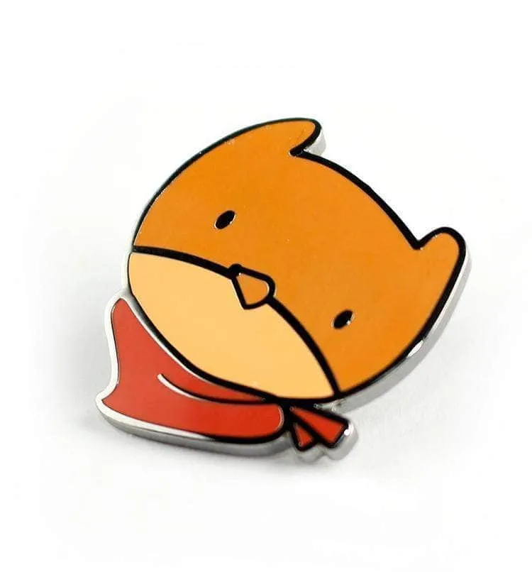 Fox Enamel Pin round