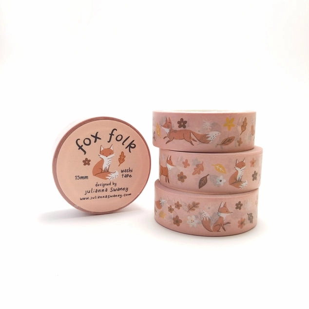 matte multipack Fox Folk Washi Tape